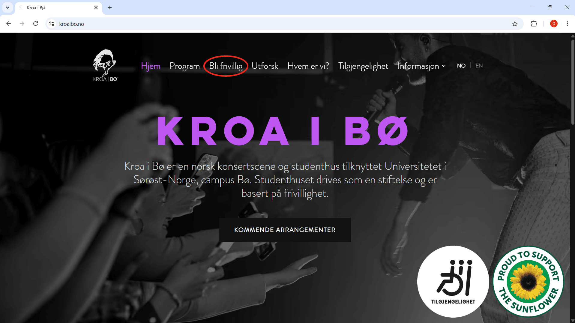 kroa nettside